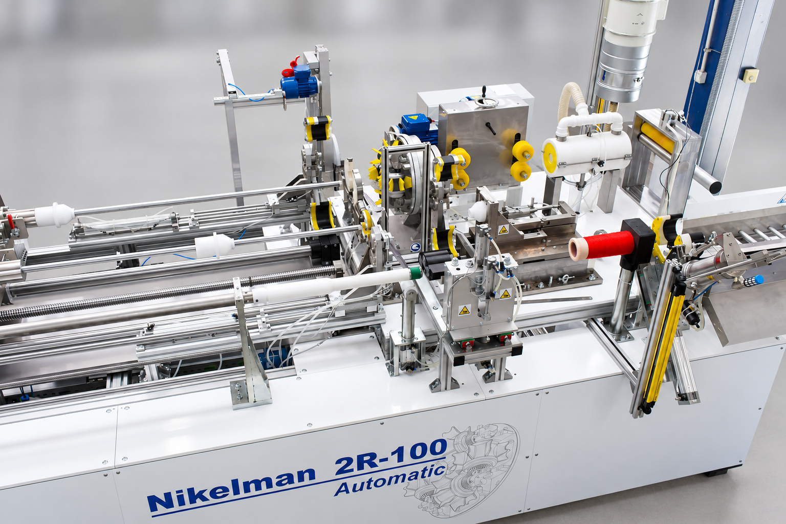 NIKELMAN Automatic — widok zespołu marszczącego